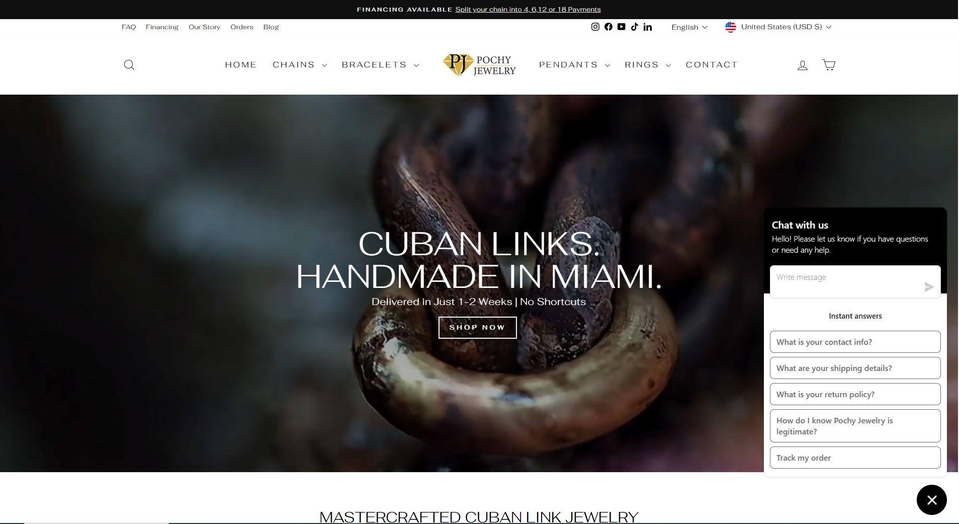 Pochy Jewelry - Fine Jewelry Client